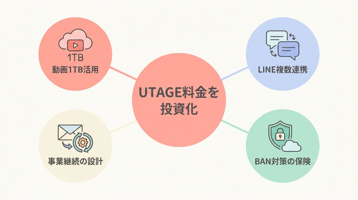 UTAGEの料金を最大限活かす使い方