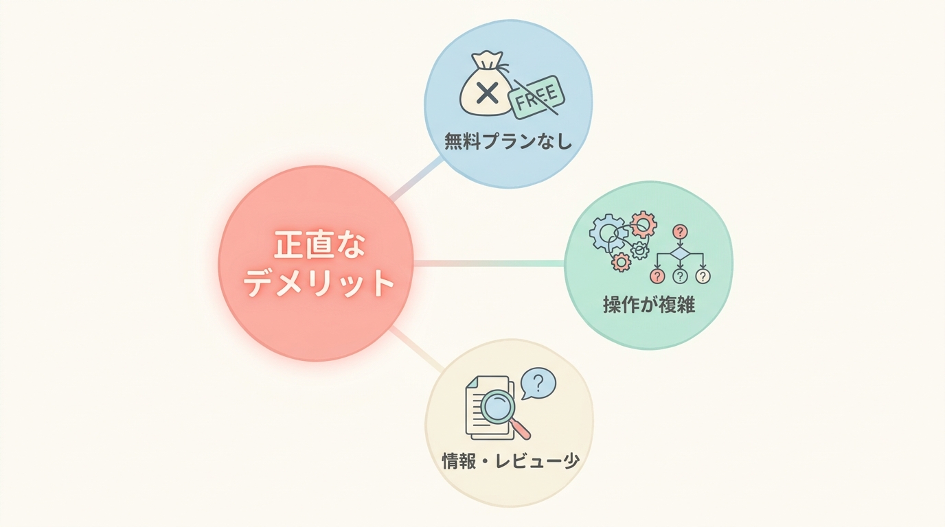 UTAGEのデメリット3つ(正直な実体験)
