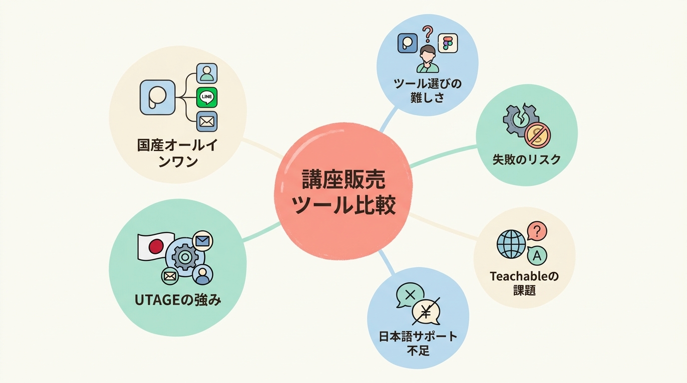 なぜUTAGEとTeachableを比較する人が増えているのか